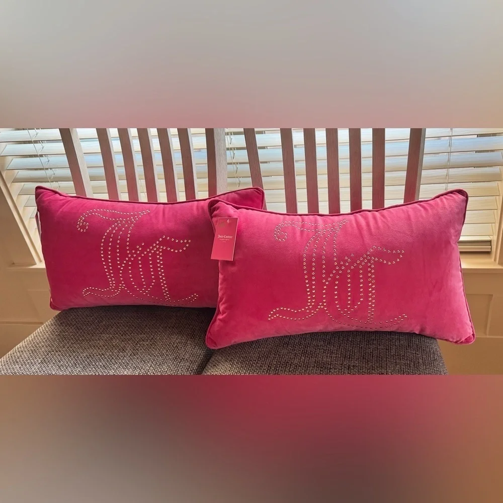 Juicy Couture Pink Decorative Pillows